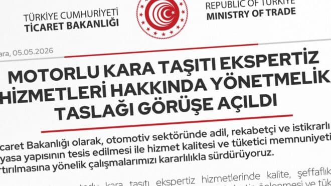 Ticaret Bakanlığı, motorlu kara taşıtı ekspertiz hizmetleri hakkında yönetmelik taslağını görüşe açtı