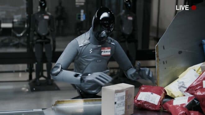 Figure, insansı robotlarının canlı yayında çalışma sürecini gösterdi