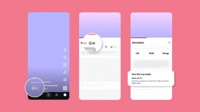 YouTube, yapay zeka ile yapılan videoları otomatik etiketlemeye başladı