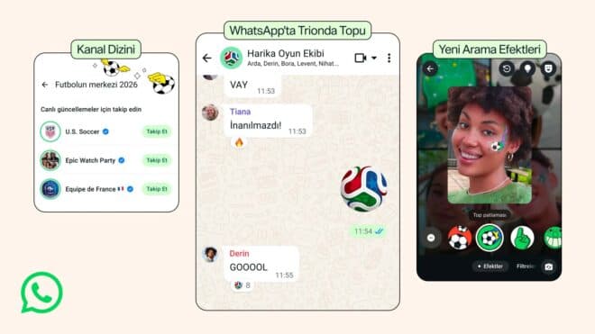 WhatsApp, Dünya Kupası için yeni futbol özellikleri sunuyor