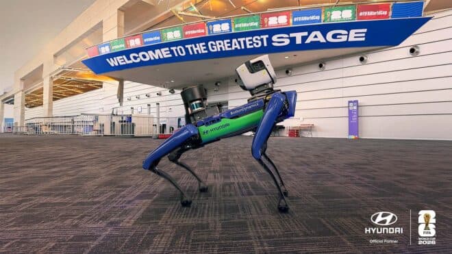 2026 Dünya Kupası'nda büyük Hyundai filosunun yanı sıra Boston Dynamics'in robot köpeği Spot da görev alacak