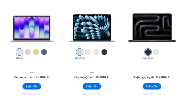 Apple, RAM sorunu nedeniyle Mac ve iPad fiyatlarını artırdı