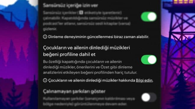 Spotify, çocuk müziklerinin önerileri etkilemesini önleyen ayarı kullanıma sundu