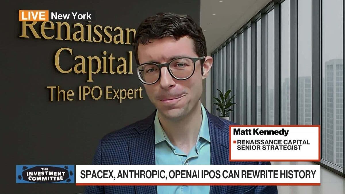 Renaissance Capital's Kennedy Calls SpaceX IPO Price 'Very Steep'