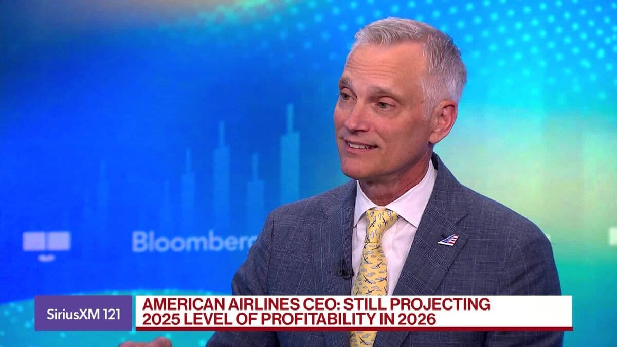 American Airlines CEO Expects 2025 Profit Levels to Be Reached in 2026