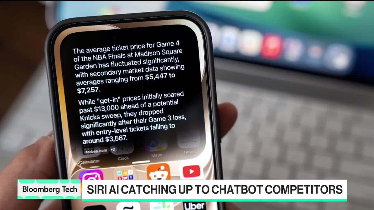 Apple's Siri AI Advances to Compete with Leading Chatbots
