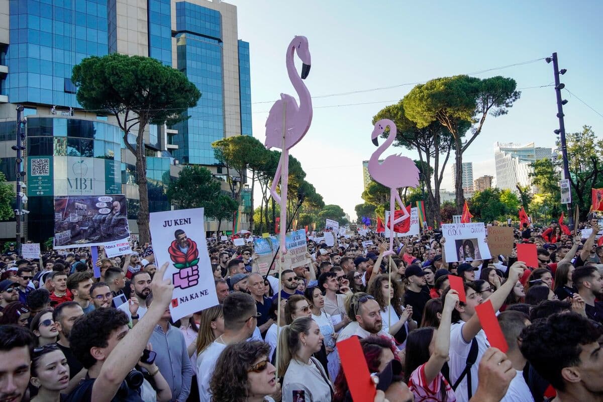 Protests in Albania Demand Political Change Amid Resort Controversy