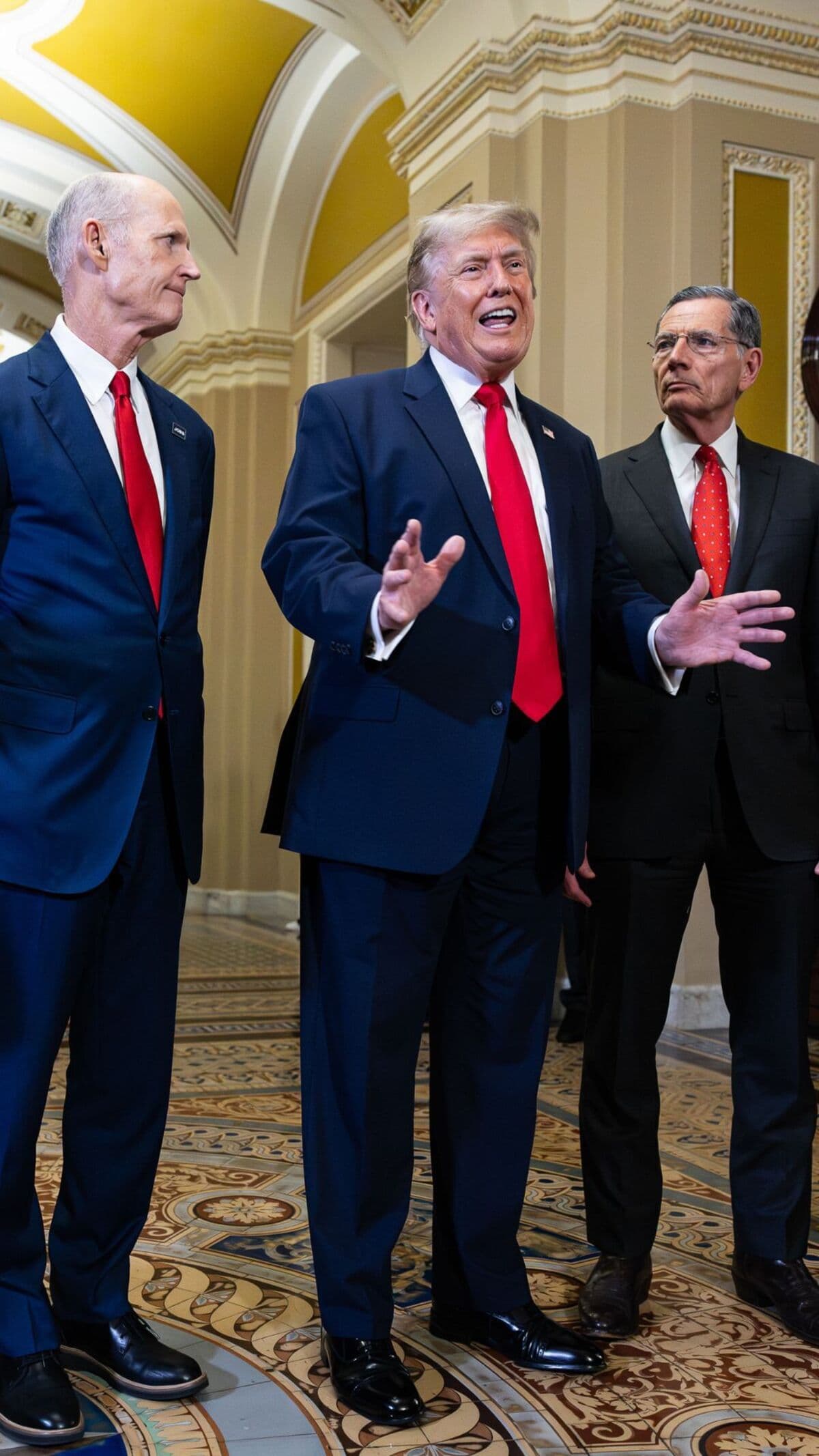 Trump Claims Party Unity Following Disagreements with Senate Republicans