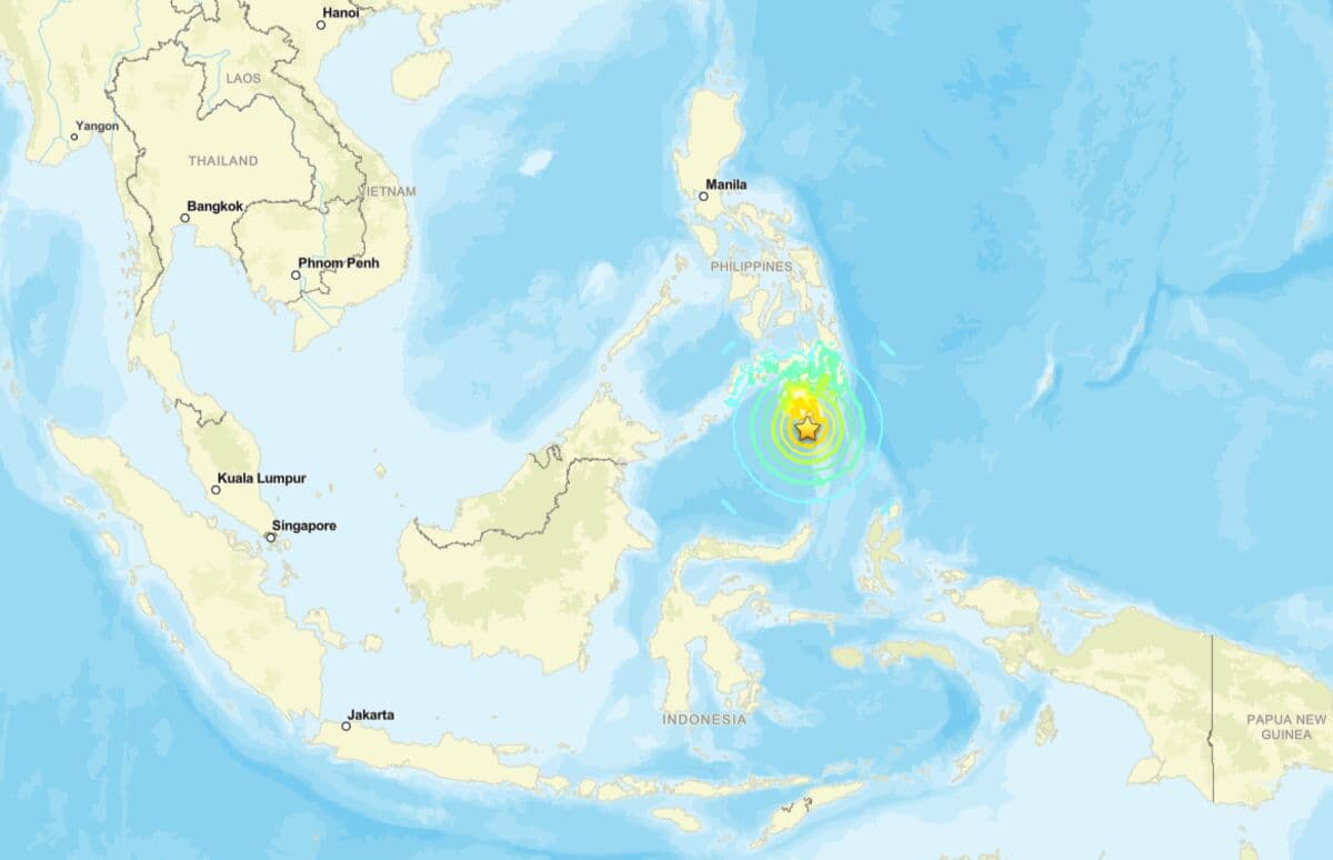 8.1 Magnitude Earthquake Hits Mindanao, Philippines; Tsunami Risk Exists
