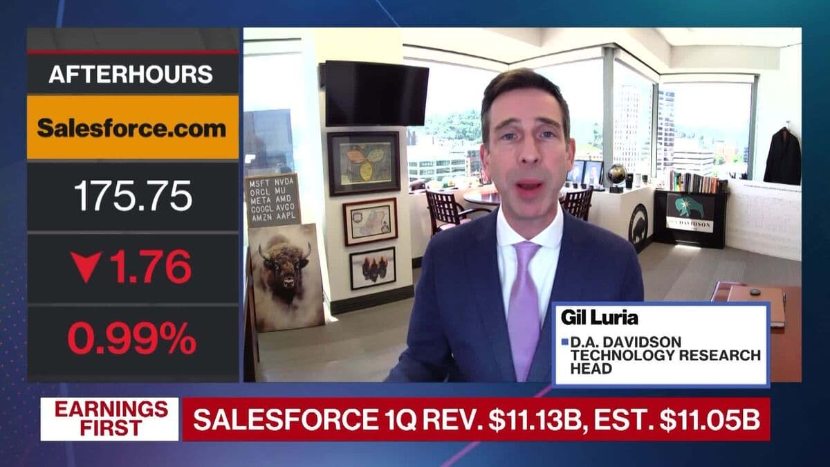 Salesforce's Transition to AI Slower Than Anticipated, Analyst Gil Luria Reports