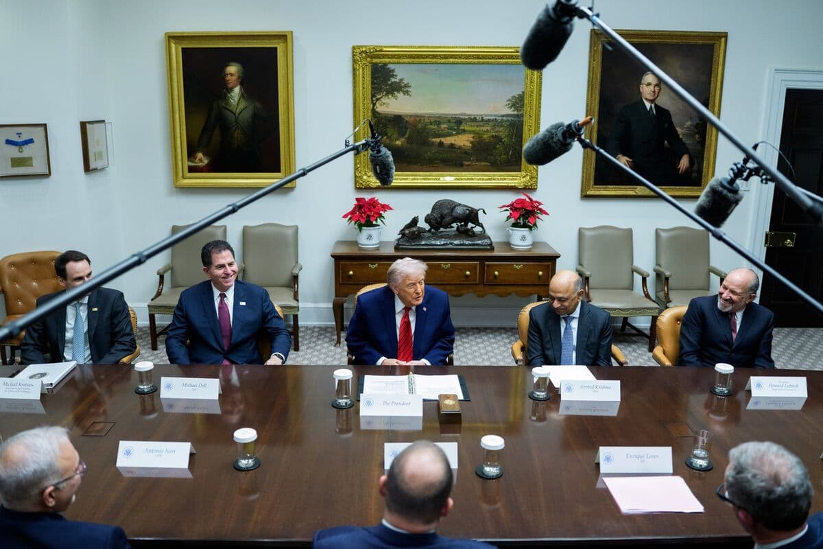 IBM Shares Rise Nearly 9% Following Resurfaced Trump Praise Video