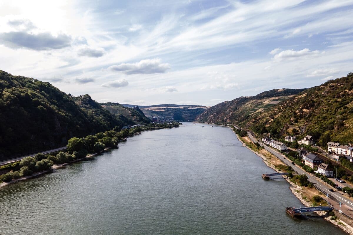 Heat Wave Reduces Rhine Water Levels, Disrupting Fuel Shipments in Western Europe