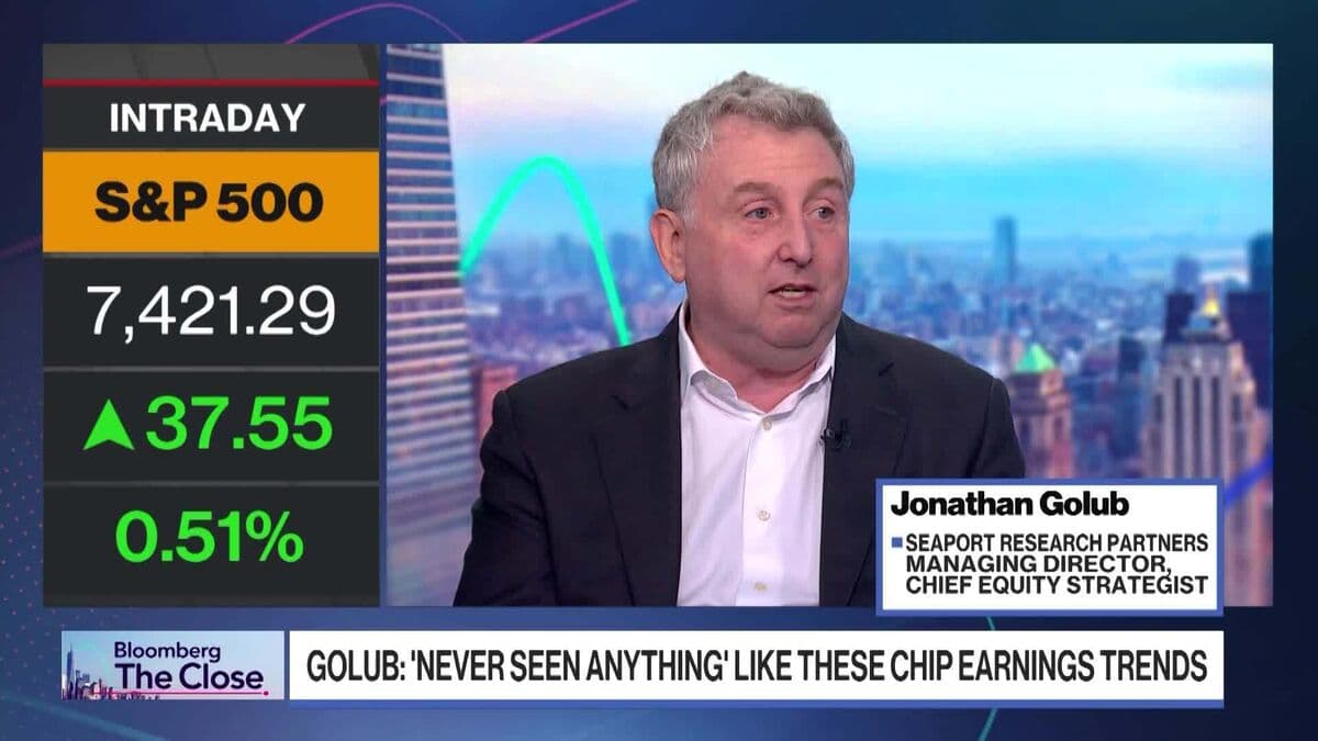 Seaport Global's Jonathan Golub Reports Strong Tech Earnings