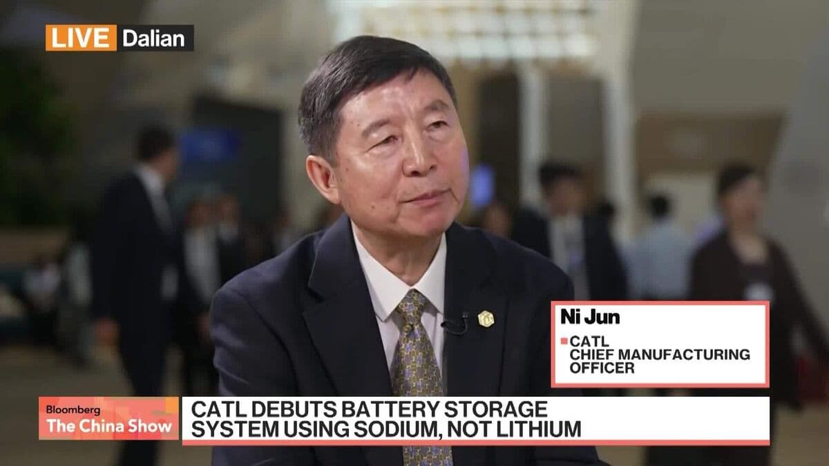 CATL's Ni Jun Discusses Sodium-Ion Batteries and AI Energy Storage