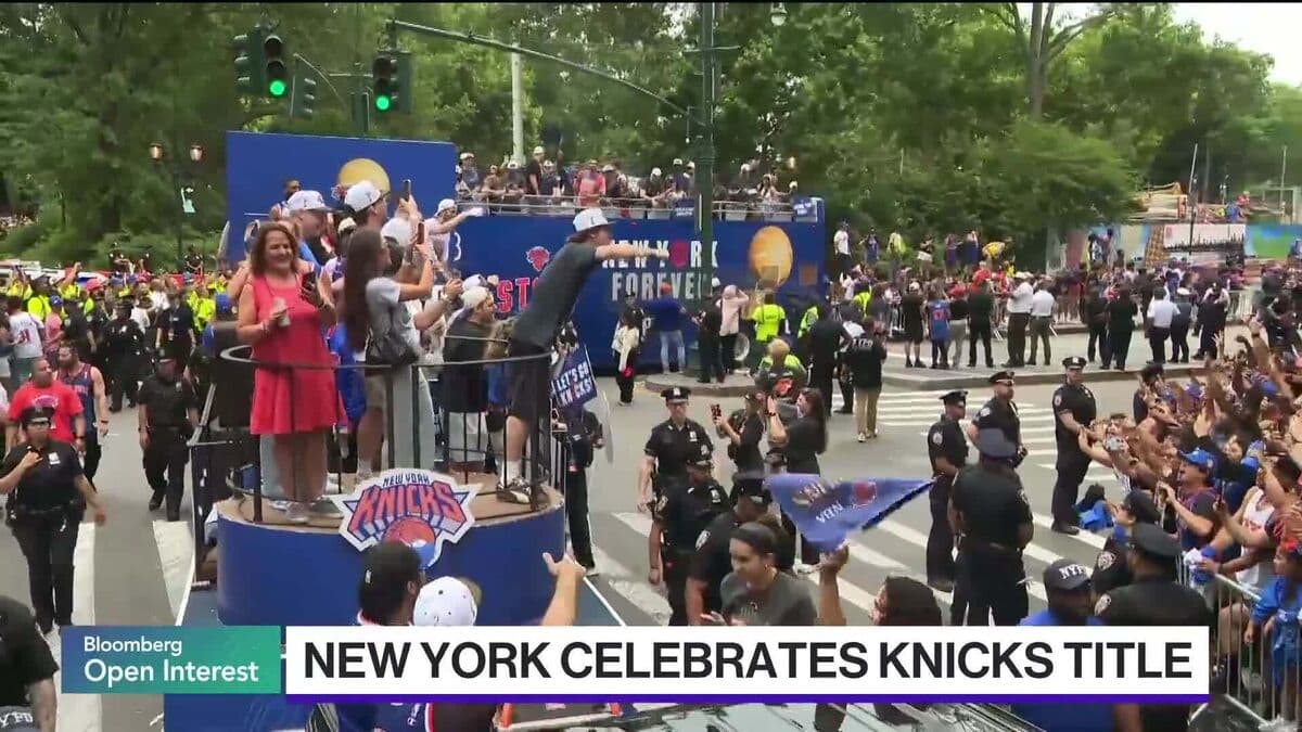 Knicks Celebrate NBA Championship with Parade in New York City