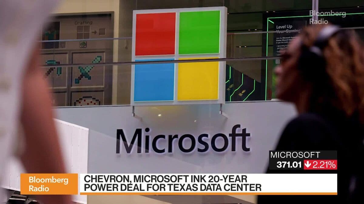 Microsoft and Chevron Reach 20-Year Power Agreement for Texas Data Center