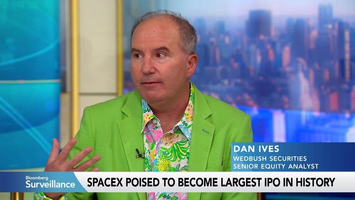 Dan Ives Discusses SpaceX IPO as a Critical Moment for Tech Stocks