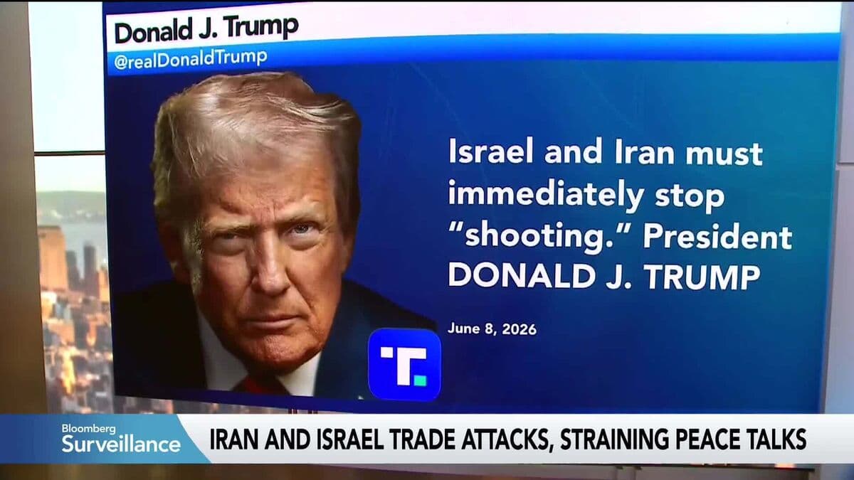 Trump Reports Iran and Israel Seeking Immediate Ceasefire Agreement