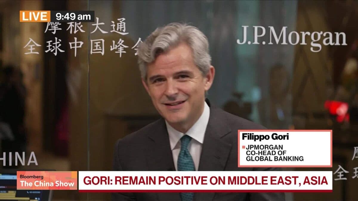 JPMorgan's Filippo Gori Optimistic About Growth in Middle East and Asia