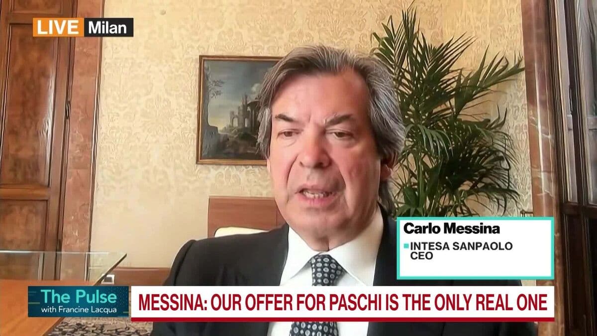 Intesa Sanpaolo's €30.6 Billion Offer for Paschi is the Sole Genuine Proposal, Says CEO
