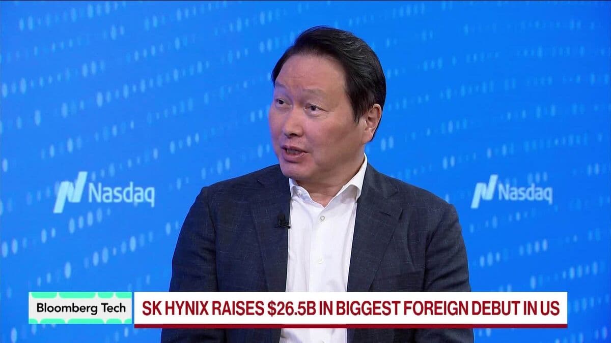 SK Group Chairman Describes SK Hynix's Nasdaq Listing as a Significant Achievement