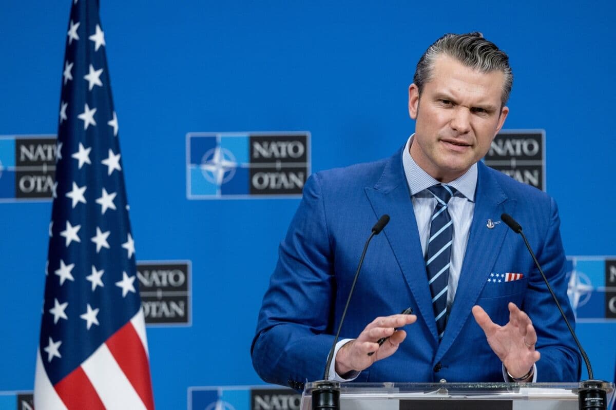 Hegseth Advocates for Burden-Sharing at NATO Defense Meeting in Belgium