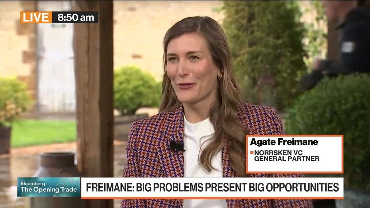 Norrsken VC's Agate Freimane Discusses Insights on Bloomberg TV
