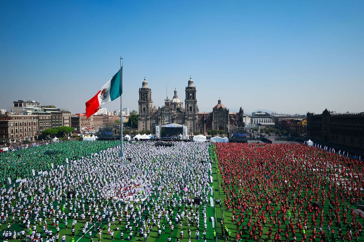 Mexico Wins Guinness World Record for Largest Soccer Class Ever