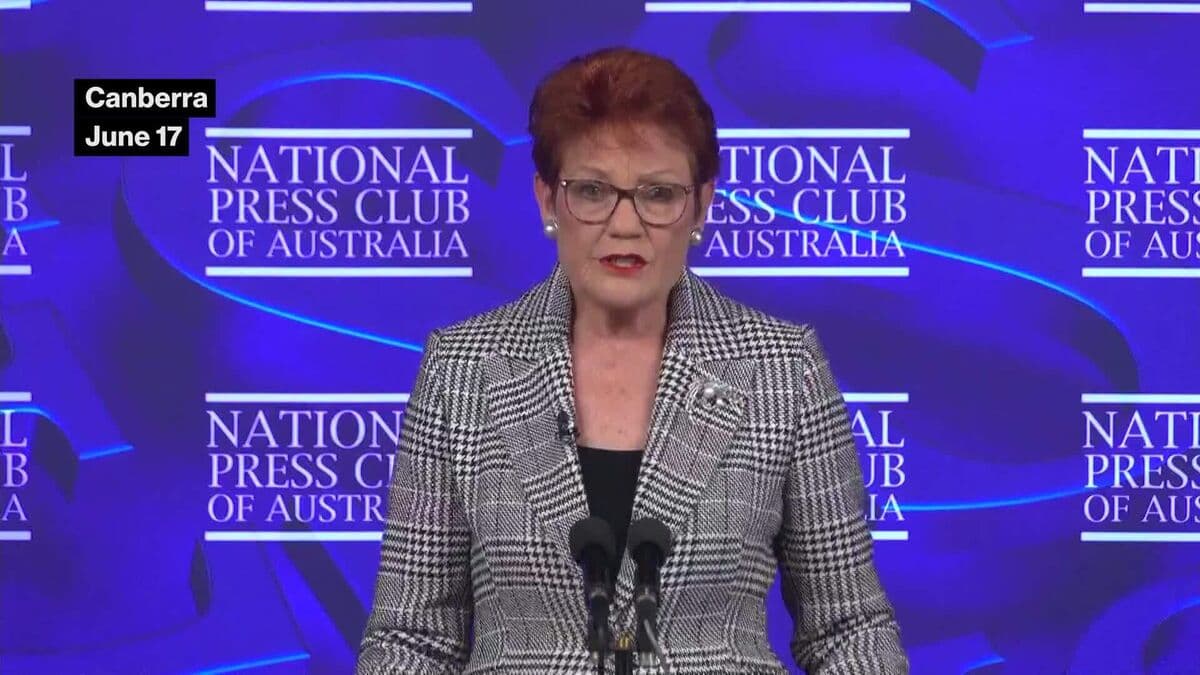 Pauline Hanson Advocates for a Monocultural Australia in Recent Speech