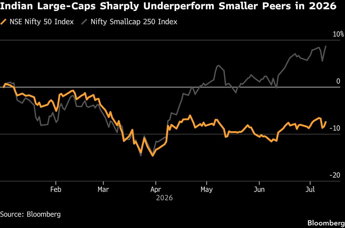 India's Large-Cap Stocks Poised for Recovery Amid Foreign Investment