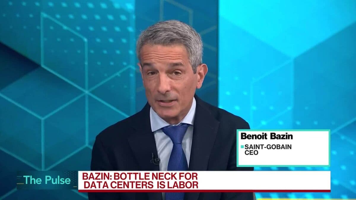 Saint-Gobain Reports Labor Shortages Hindering Data Center Expansion in North America