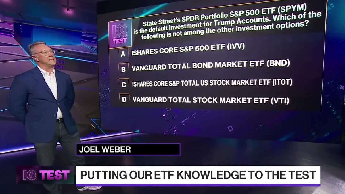 Bloomberg's ETF IQ Tests Knowledge of Market Experts