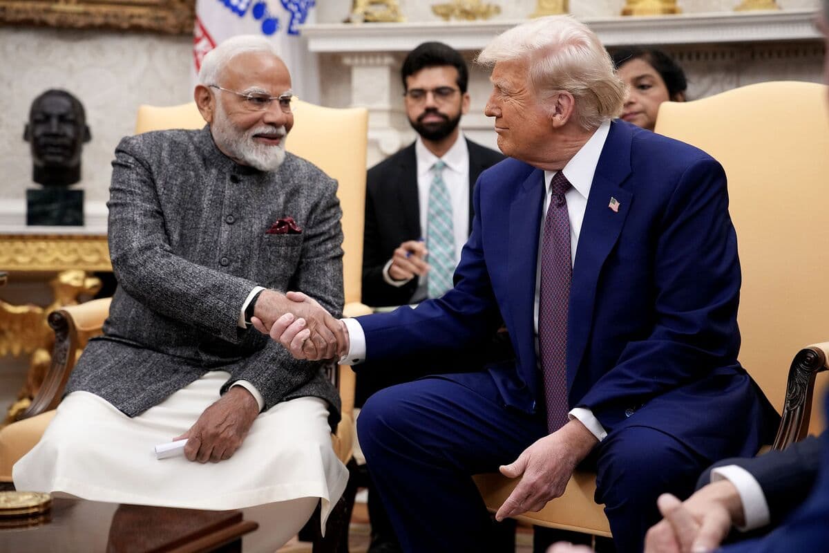 Modi and Trump Meet at G7, Aiming to Boost India's Economy Amid Challenges