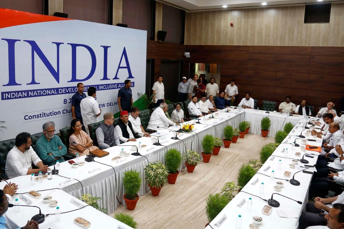 Indian Opposition Leaders Gather in New Delhi to Foster Unity After Election Setbacks