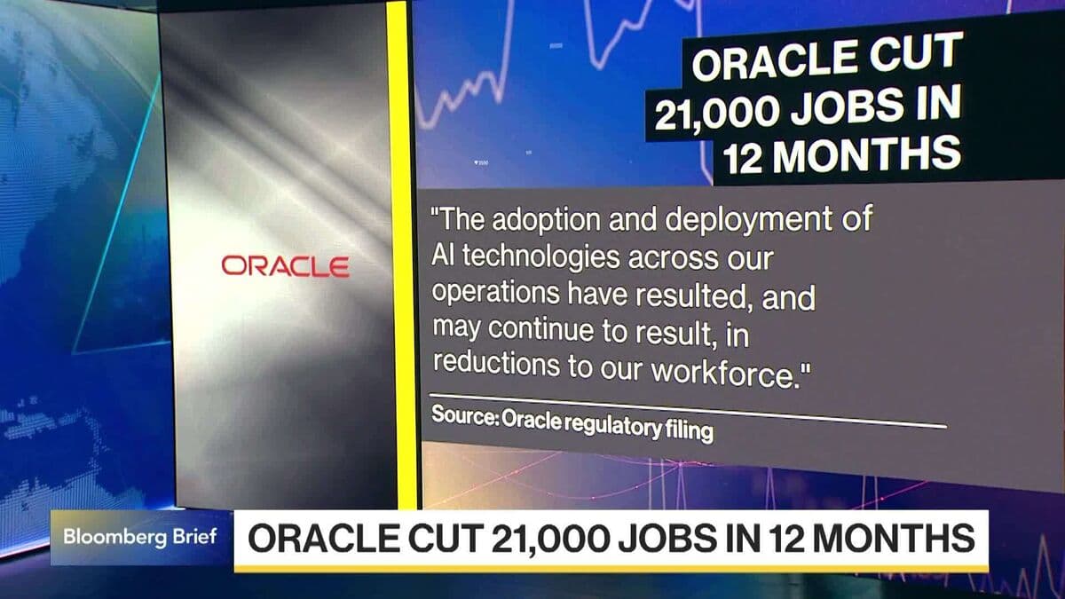 Oracle Cuts 21,000 Jobs in One Year Amid AI Integration