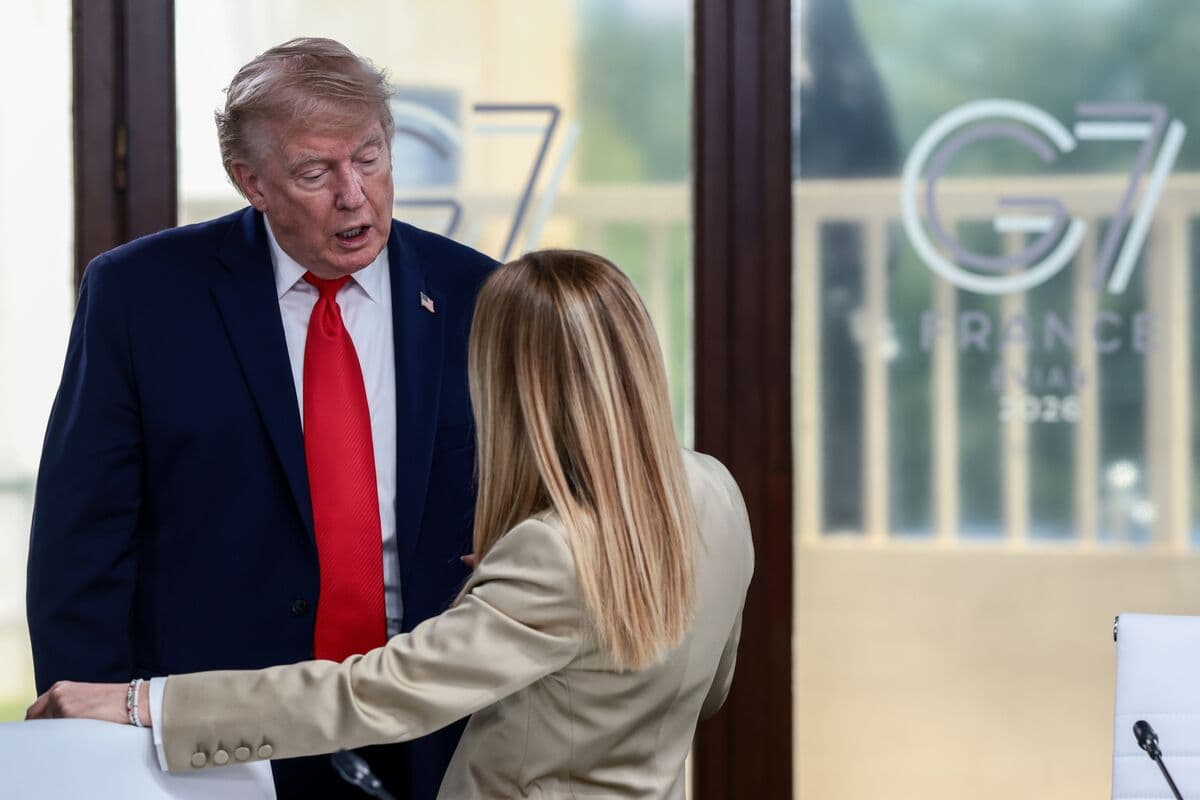 Trump and Meloni Meet at G7 to Resolve Tensions Following Pope Dispute