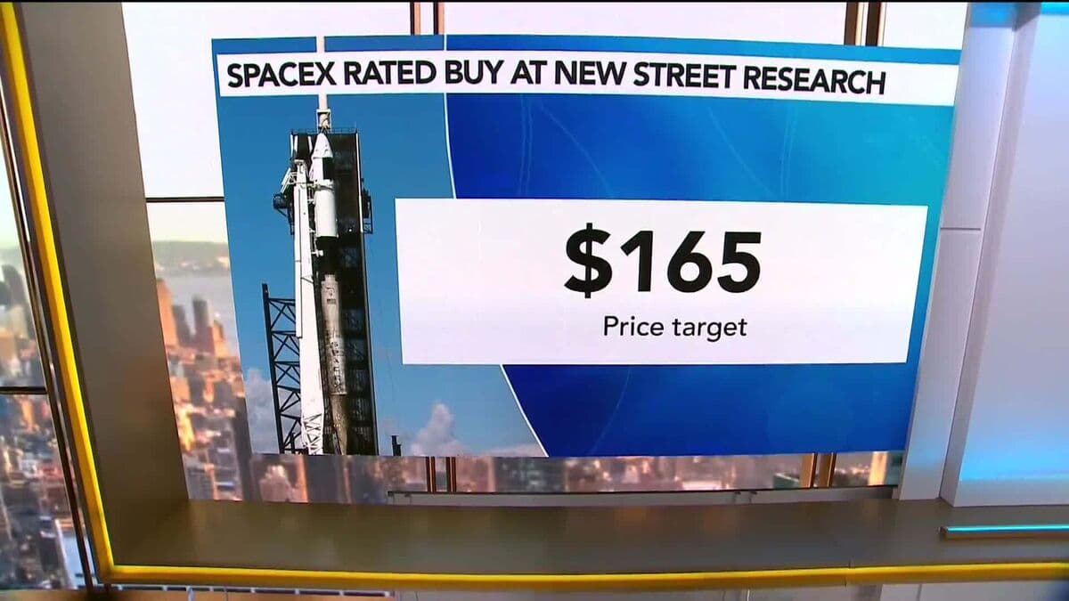 New Street Research Sets SpaceX Price Target at $165, Says Ferragu