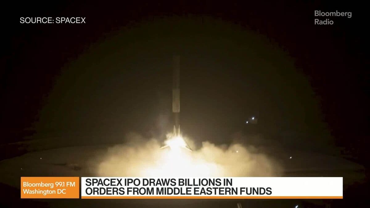 Middle Eastern Funds Invest Billions in SpaceX's Initial Public Offering