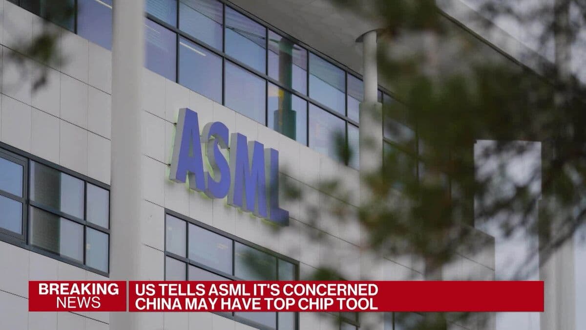US Warns ASML That Advanced Chip Tool May Have Reached China