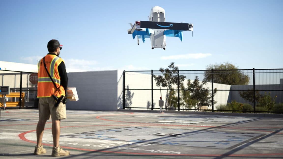 Amazon plans to expand delivery drone services to 500 US neighborhoods by 2026