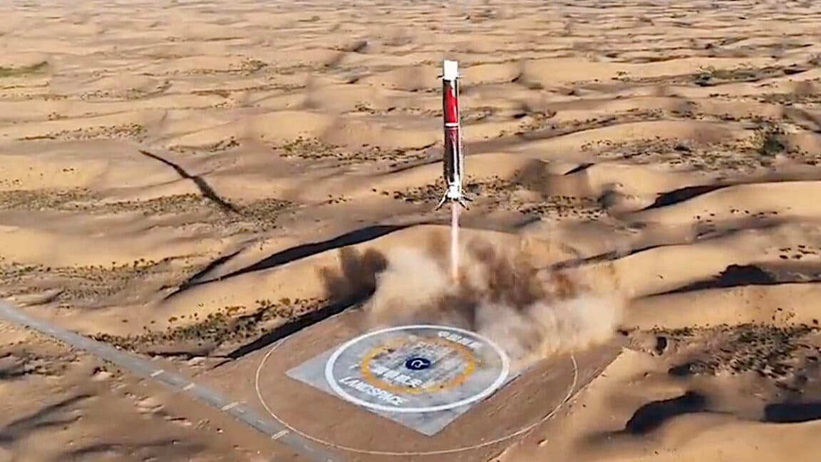 Chinese Company Successfully Launches Reusable Rocket for Future Flights