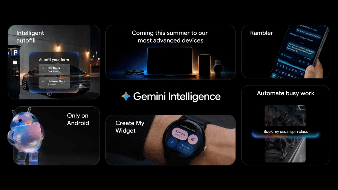 Google, Android cihazlar için Gemini Intelligence'ı tanıttı