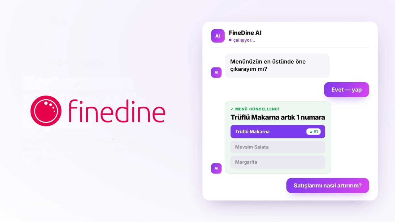 FineDine AI, restoranlar için yapay zeka platformunu tanıttı