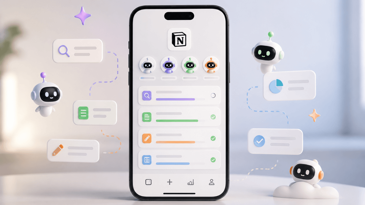 Notion, iPhone için yeni yapay zeka uygulaması Agents'ı tanıttı
