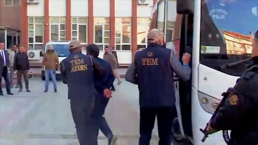 Aydın merkezli terör örgütü DEAŞ operasyonunda yakalanan 4 şüpheli tutuklandı