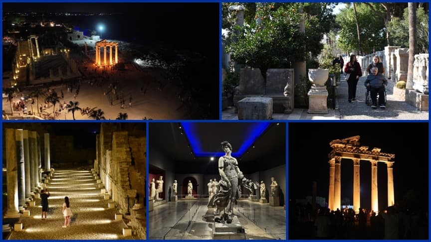 Antalya'daki müze ve ören yerleri 2025'te 3 milyonun üzerinde ziyaretçi ağırladı