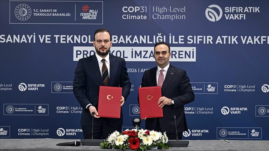 Sanayi ve Teknoloji Bakanlığı ile Sıfır Atık Vakfı arasında işbirliği protokolü imzalandı