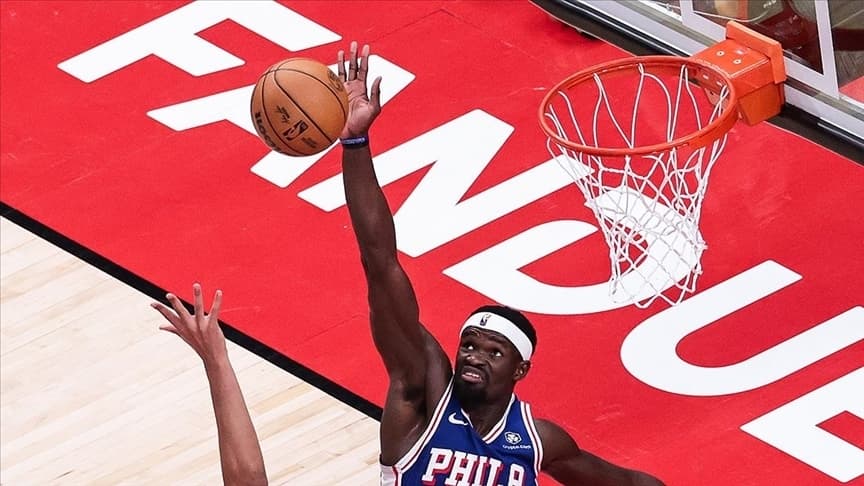 NBA'de 76ers, Adem Bona'nın "double-double"a yaklaştığı maçta Nets'i yendi