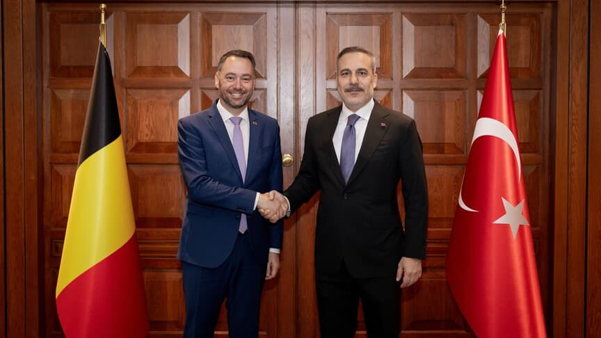 Dışişleri Bakanı Fidan, Belçika Dışişleri Bakanı Prevot ile Ankara'da buluştu
