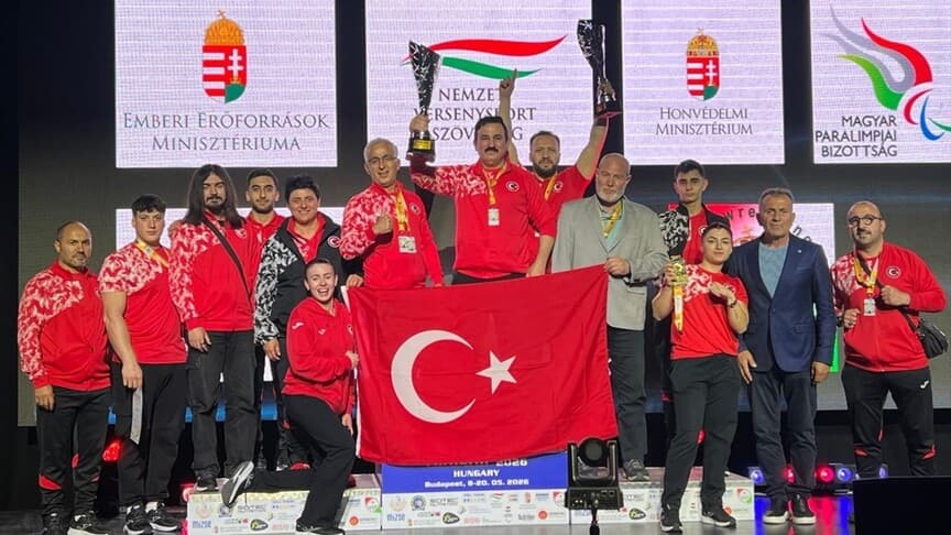 Milli bilek güreşçiler Avrupa Şampiyonası'nda 61 madalya kazandı